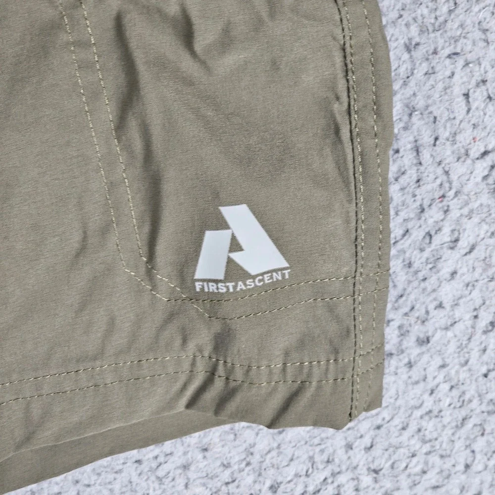 Eddie Bauer Shorts Womens 4 Green First Ascent Hiking Performance 21151207